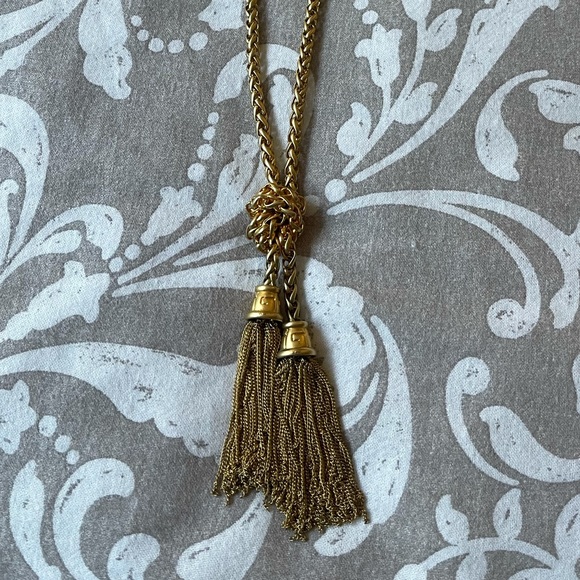 VINTAGE GIVENCHY RUNWAY TASSEL NECKLACE - Picture 8 of 8